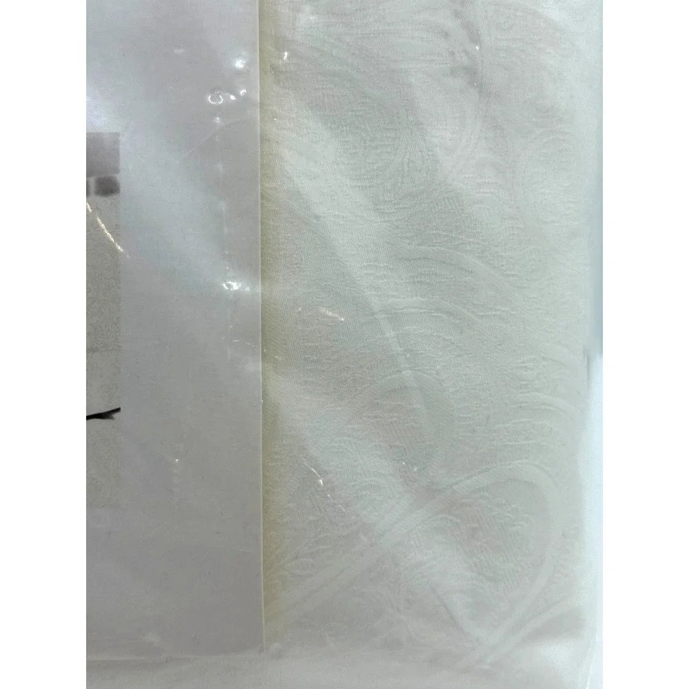 Ikea DVARGRUTA Twin Duvet Cover + 1 Pillowcases Bed Set Jacquard White NEW